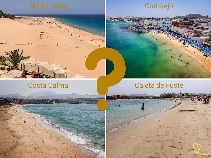 Corralejo o Caleta de Fuste o Morro Jable o Costa Calma