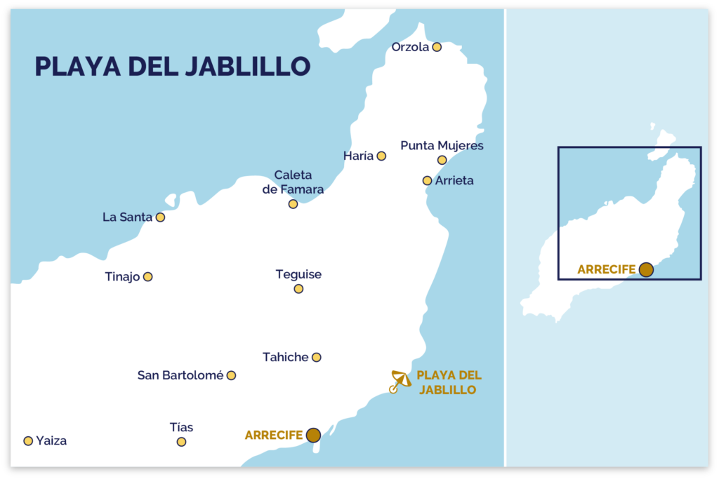 Entdecken Sie die Playa del Jablillo auf Lanzarote!
