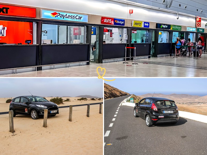 wie man ein Auto mieten kann Fuerteventura location