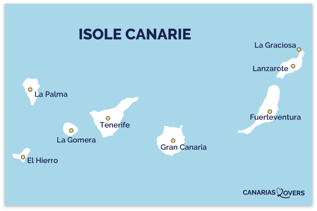 Mappa Isole Canarie