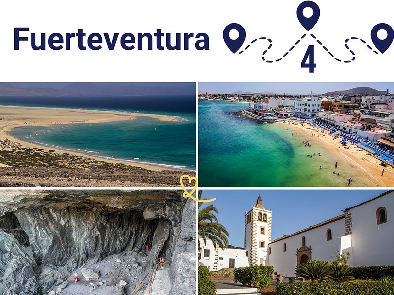 bezoek Fuerteventura 4 dagen reisroute