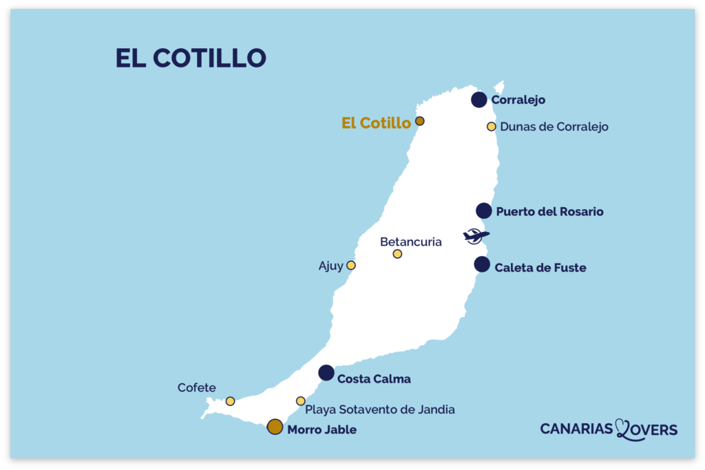 Mapa de El Cotillo fuerteventura