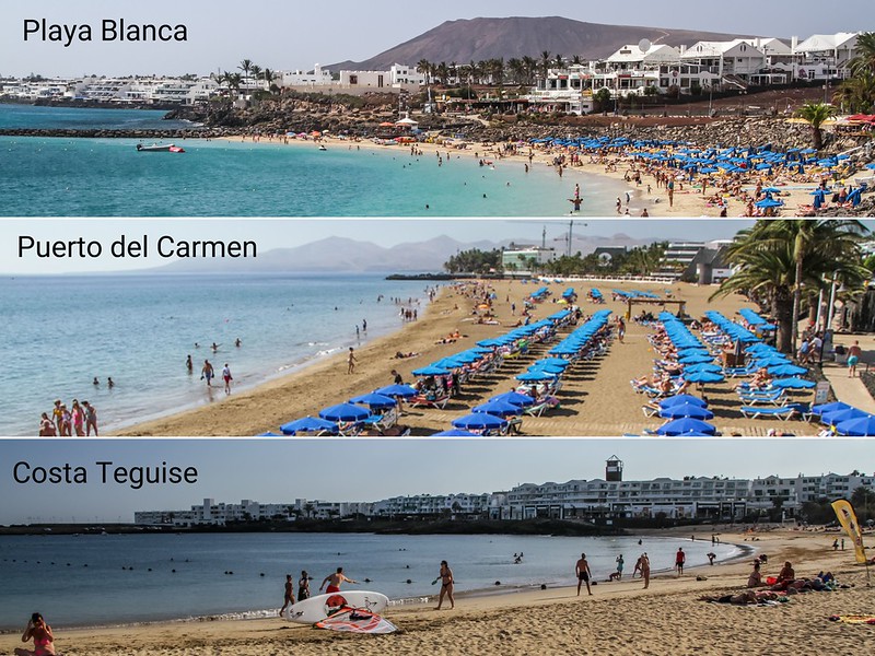 Playa Blanca ou Puerto del Carmen ou Costa Teguise ou ir