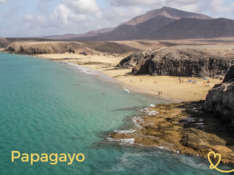 besök playa Papagayo strand lanzarote