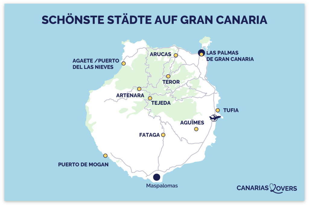 10 schönsten Städte (und Dörfer) auf Gran Canaria