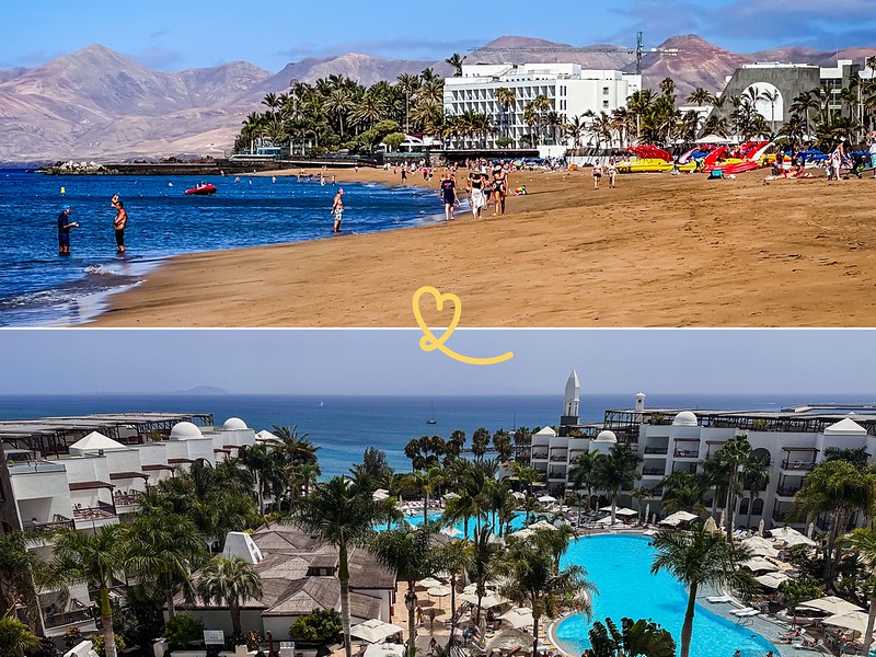 os melhores hotéis à beira-mar na praia de lanzarote